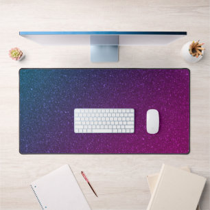 Custom Cosmic Gradient Desk Mat -Bold & Futuristic