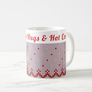 Custom Cosy Winter Hugs & Hot Cocoa Coffee Mug