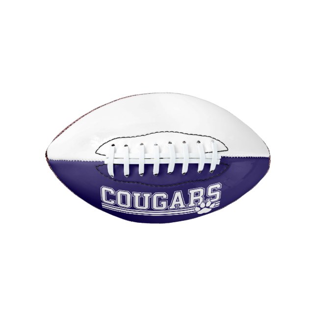 Custom Cougars Mini American Football (Front)