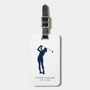 Custom Country Club Members Golf Swag Luggage Tag