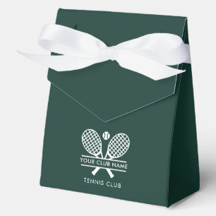 Custom Country Club Name Tennis Events Favour Box