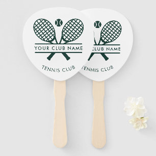 Custom Country Club Name Tennis Team Supporters Hand Fan