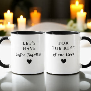 Custom Couple Coffee Mug   Mr Mrs Wedding Gift