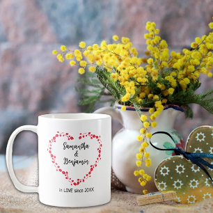 Custom Couple in love since, Valentine´s Day  Coffee Mug