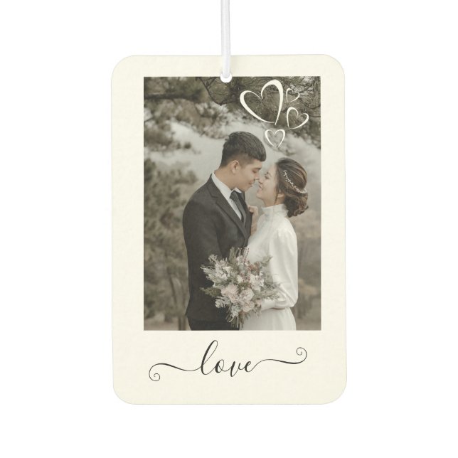 Custom Couple Love Air Freshener (Front)