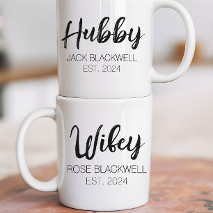 Custom Couple Mug for Wedding Favour or His and He