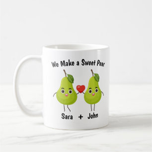 Custom Couple Name,Personalised Sweet Pair Gift Coffee Mug