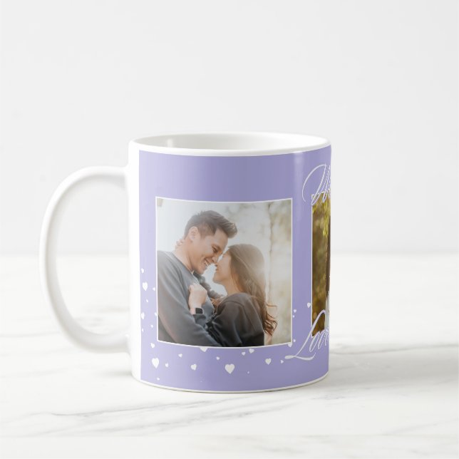 Custom Couple Photo Design – Wonderful Love’s Day Coffee Mug (Left)