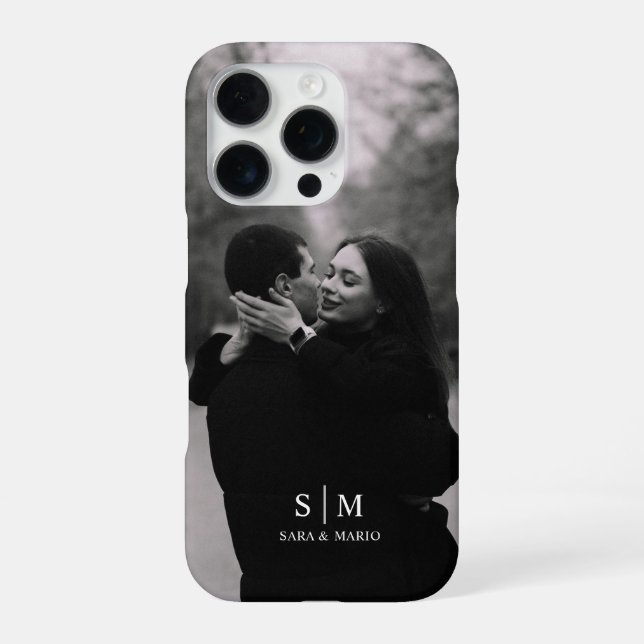 Custom Couple Photo iPhone Case   (Back)