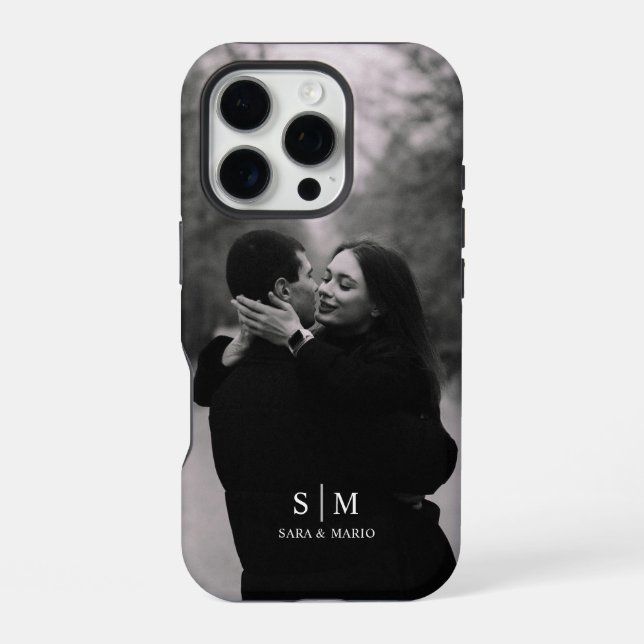 Custom Couple Photo iPhone Case   (Back)