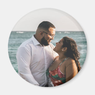 Custom Couple Photo Personalised Magnet