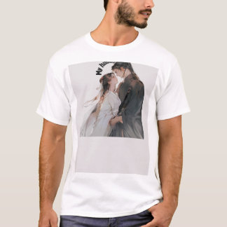 Custom Couple Portrait Photo T-Shirt | Personalise