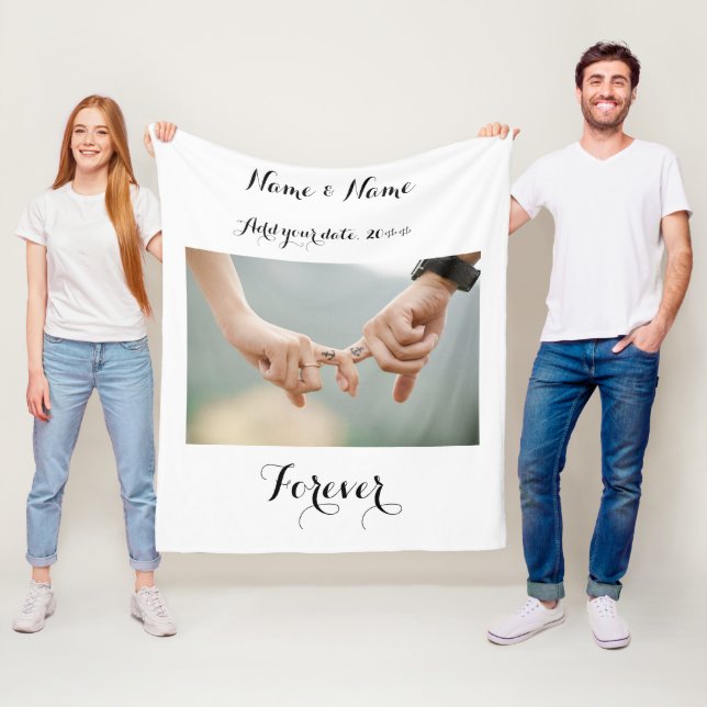 Custom Couples Photo Blanket (In Situ)