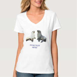 Custom Couples Photo Text T-Shirt Template