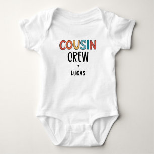Custom Cousin Crew Matching Retro Family Cousins Baby Bodysuit