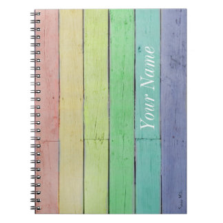 Custom Cover Rainbow Notebook, add your name..! Notebook