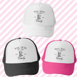 Custom Cowgirl Bachelorette Party Social Club Trucker Hat<br><div class="desc">Saddle up, cowgirls, because our Custom Cowgirl Bachelorette Party Social Club Trucker Hat is here to make your Nashville bachelorette party one to remember! This personalised luxury hat is the perfect accessory for your custom western-themed bash, complete with all the key attributes to make it an unforgettable event. Crafted for...</div>