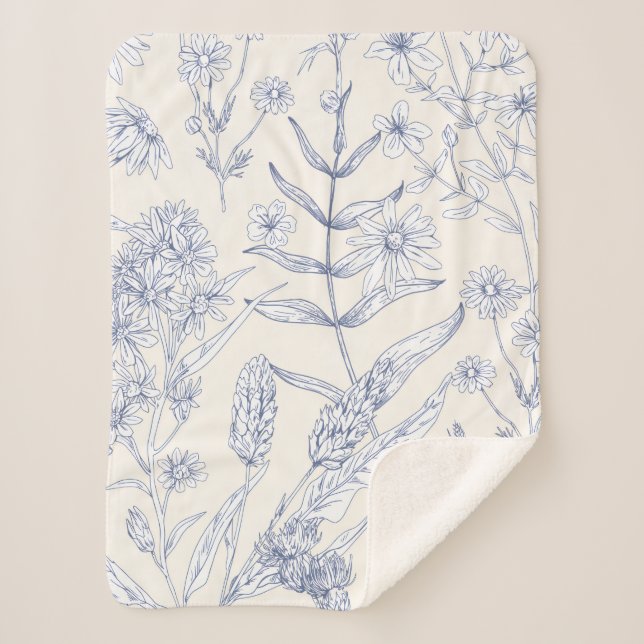 Custom Cozy Sherpa Blanket (Front)