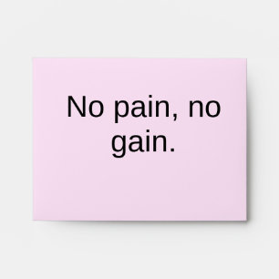 Custom Creat Your Own text GYM motivation Envelope
