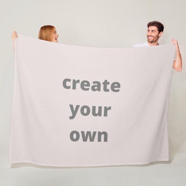 Custom create your own add your design family cute fleece blanket (In Situ)