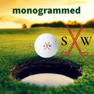 Custom Create Your Own Golf Theme Monogrammed Balls