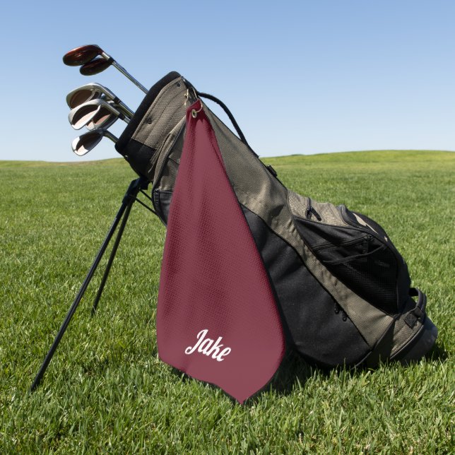 Custom Create Your Own Golf Towel (Green)