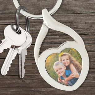 Custom Create Your Own Photo Key Ring