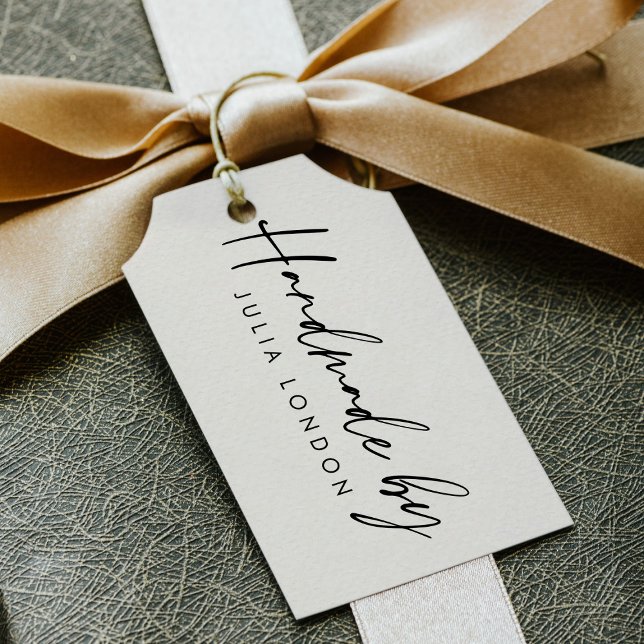 Custom Create your own Script Simple "Handmade by" Rubber Stamp (Creator Uploaded)