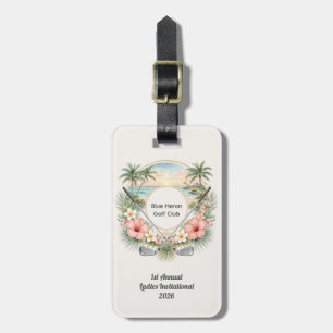Custom Create Your Own Womens Beach Golf Luggage Tag