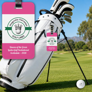 Custom Create Your Own Womens Golf Tournament Luggage Tag
