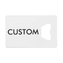 Custom Credit Card Bottle Opener Blank Template