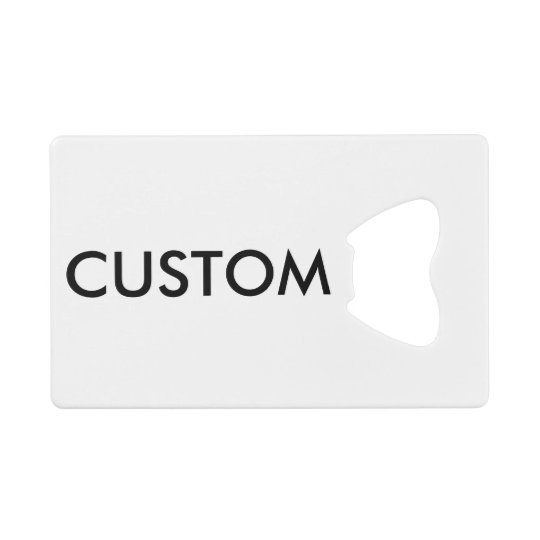 Custom Credit Card Bottle Opener Blank Template