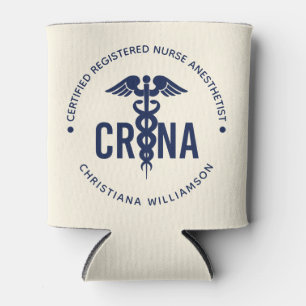 Custom CRNA Certified Registered Nurse Anaesthetis Can Cooler
