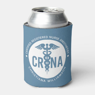 Custom CRNA Certified Registered Nurse Anaesthetis Can Cooler