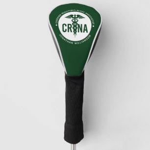 Custom CRNA Certified Registered Nurse Anaesthetis Golf Head Cover