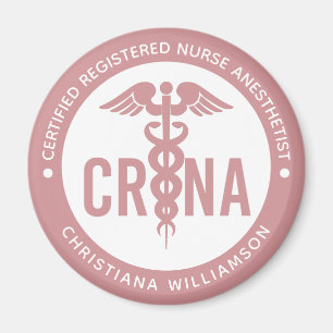Custom CRNA Certified Registered Nurse Anaesthetis Magnet