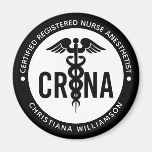 Custom CRNA Certified Registered Nurse Anaesthetis Magnet