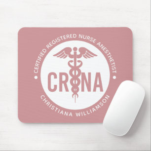 Custom CRNA Certified Registered Nurse Anaesthetis Mouse Mat