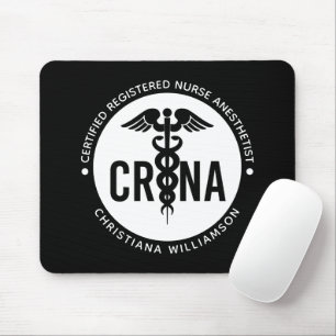 Custom CRNA Certified Registered Nurse Anaesthetis Mouse Mat