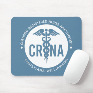 Custom CRNA Certified Registered Nurse Anaesthetis Mouse Mat