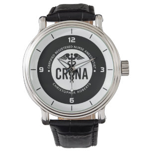 Custom CRNA Certified Registered Nurse Anaesthetis Watch