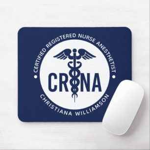 Custom CRNA Certified Registered Nurse Anesthetist Mouse Mat