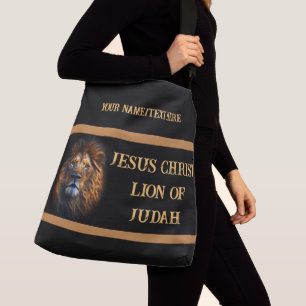 Custom Cross Body Bag Jesus Christ Lion Of Judah