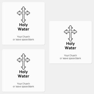 Custom Cross Holy Water