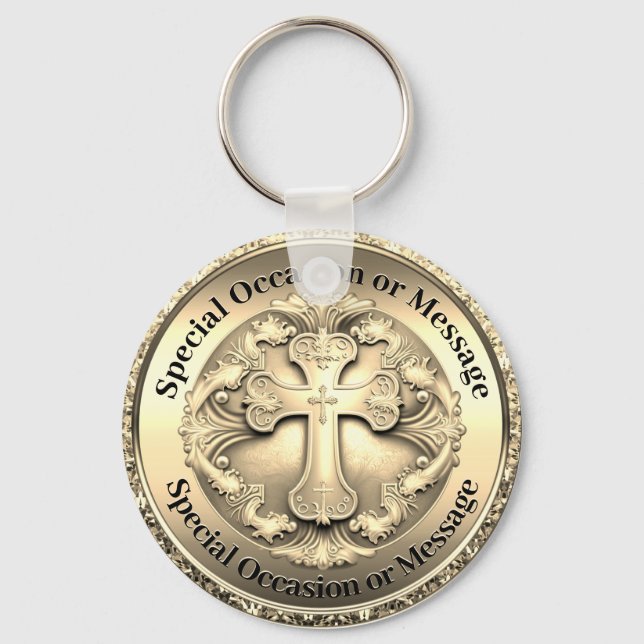 Custom Crosses Keychain (Front)