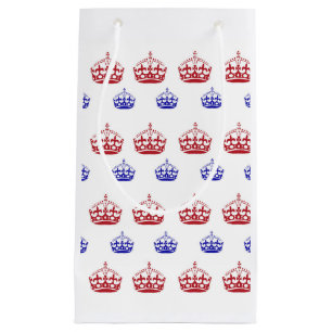 Custom Crown themed Gift Bag - Small, Glossy 