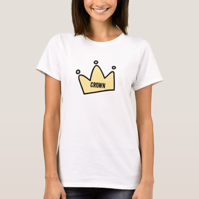 Custom Crown  Womens Girl-friend Hot Bod Funny T-Shirt (Front)
