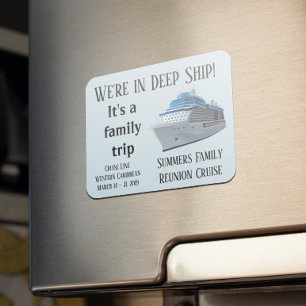 Custom Cruise Door Family Personalised In Deep Magnet