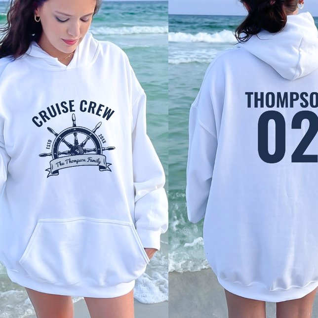 Custom Cruise Or Lake Family Vacation Matching Hoodie (Creator Uploaded)