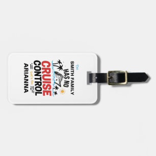 Custom Cruise Ship Family Travel Bag Keepsake Luggage Tag